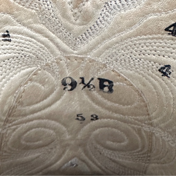 Vintage Hondo Black Leather Cowboy Boots 9.5 Western Texas Mexico - Picture 12 of 12